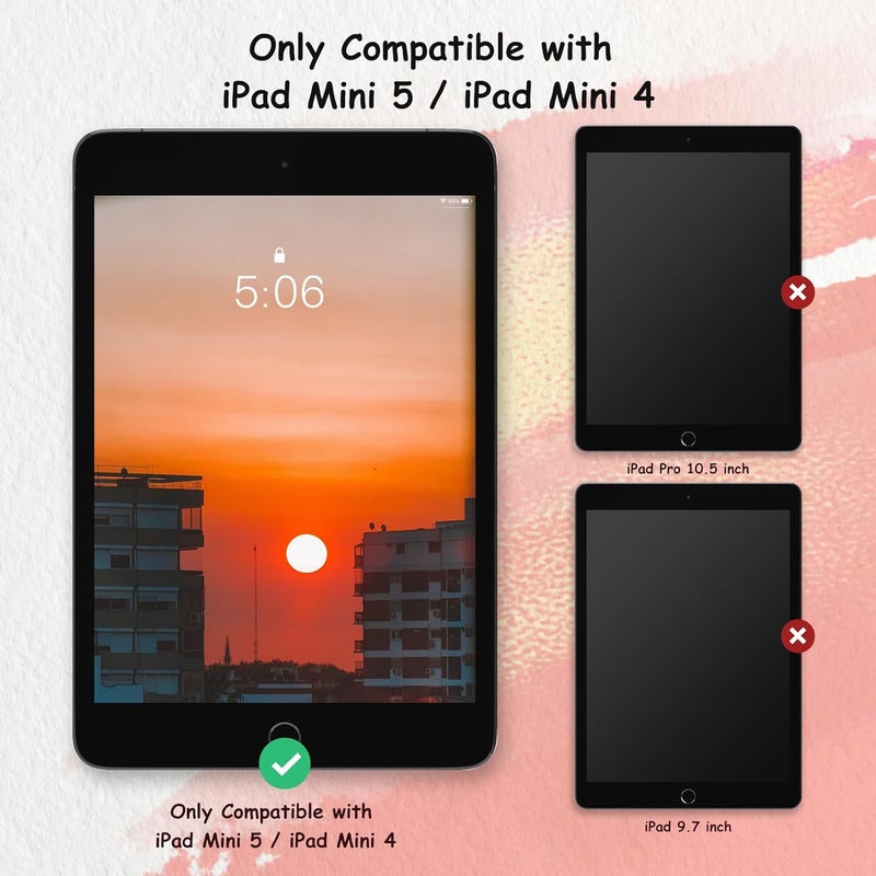 bersem 2 Pack Paperfeel Screen Protector Compatible with iPad Mini 5 (2019) & iPad Mini 4, Pencil Compatible Anti Glare With Easy Installation Kit - Image 2